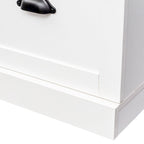 Farmhouse Hall Tree with Wood Grain Bench, Hooks and Bottom Cabinets