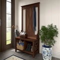 Key West Hall Tree with Shoe Storage Bench by Bush Furniture