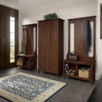 Key West Hall Tree with Shoe Storage Bench by Bush Furniture