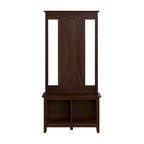 Key West Hall Tree with Shoe Storage Bench by Bush Furniture