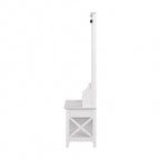 Key West Hall Tree with Shoe Storage Bench by Bush Furniture