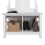 Key West Hall Tree with Shoe Storage Bench by Bush Furniture