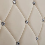 Upholstered Headboard, Diamond Tufted Adjustable Headboard from 39.8 to 49.8, Queen Headboard/ King Headboard