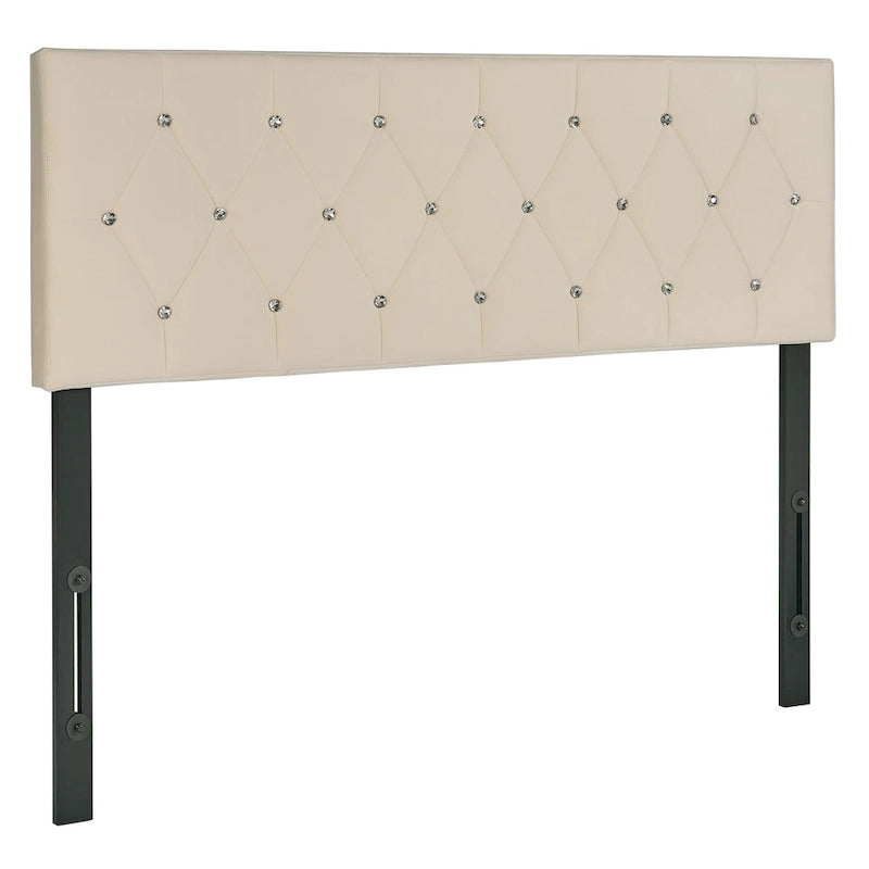 Upholstered Headboard, Diamond Tufted Adjustable Headboard from 39.8 to 49.8, Queen Headboard/ King Headboard