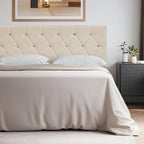 Upholstered Headboard, Diamond Tufted Adjustable Headboard from 39.8 to 49.8, Queen Headboard/ King Headboard