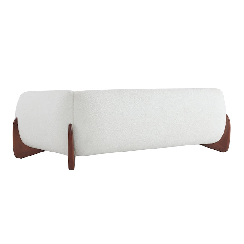 Alma Upholstered Boucle 3-Seat Sofa by Christopher Knight Home