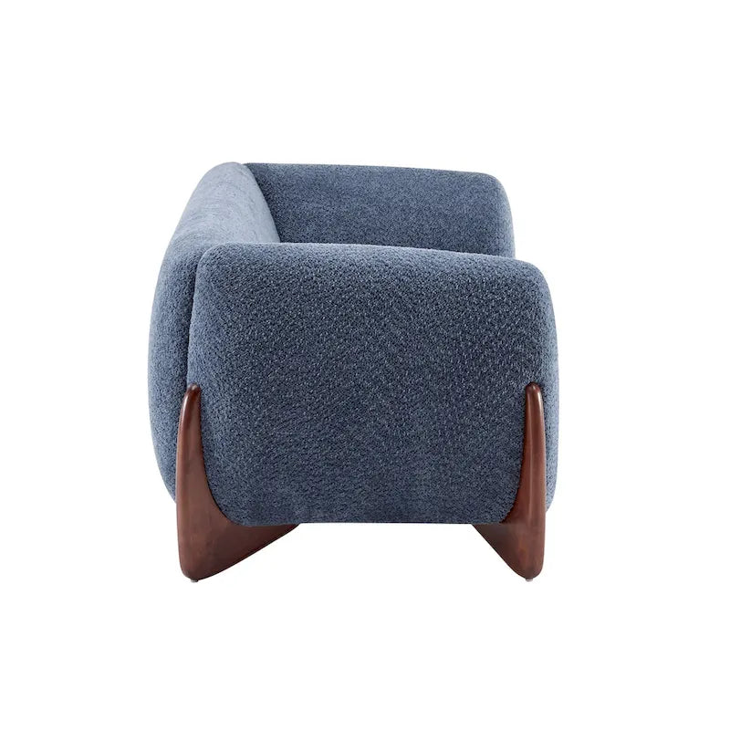 Alma Upholstered Boucle 3-Seat Sofa by Christopher Knight Home