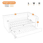 Christopher Knight Home - Augusta Velvet Upholstered Tufted Daybed with Trundle Design