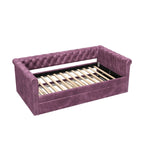 Christopher Knight Home - Augusta Velvet Upholstered Tufted Daybed with Trundle Design