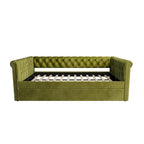Christopher Knight Home - Augusta Velvet Upholstered Tufted Daybed with Trundle Design