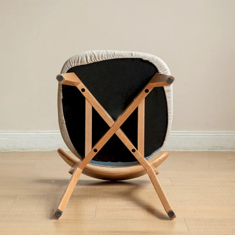 (Set of 4 pcs) Dining Chair Wooden FAS Grade Oak Natural Wood Made in North America 100% Dirt-free