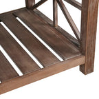 47 Modern Farmhouse Coffee Table with Storage Shelf