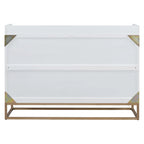 Queen Murphy Bed with Cabinet Design, Multi-Functional, 400lb Capacity