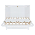 Queen Murphy Bed with Cabinet Design, Multi-Functional, 400lb Capacity