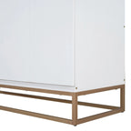 Queen Murphy Bed with Cabinet Design, Multi-Functional, 400lb Capacity