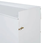 Queen Murphy Bed with Cabinet Design, Multi-Functional, 400lb Capacity