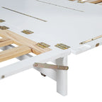 Queen Murphy Bed with Cabinet Design, Multi-Functional, 400lb Capacity