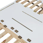 Queen Murphy Bed with Cabinet Design, Multi-Functional, 400lb Capacity