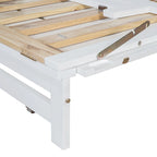 Queen Murphy Bed with Cabinet Design, Multi-Functional, 400lb Capacity