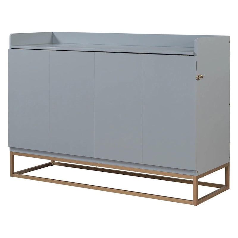 Queen Murphy Bed with Cabinet Design, Multi-Functional, 400lb Capacity