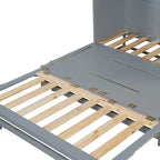 Queen Murphy Bed with Cabinet Design, Multi-Functional, 400lb Capacity