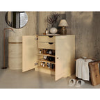 Palace Imports 100% Solid Wood 32 Bathroom Cabinet with Solid Doors, 2-Drawers and Adjustable Shelves