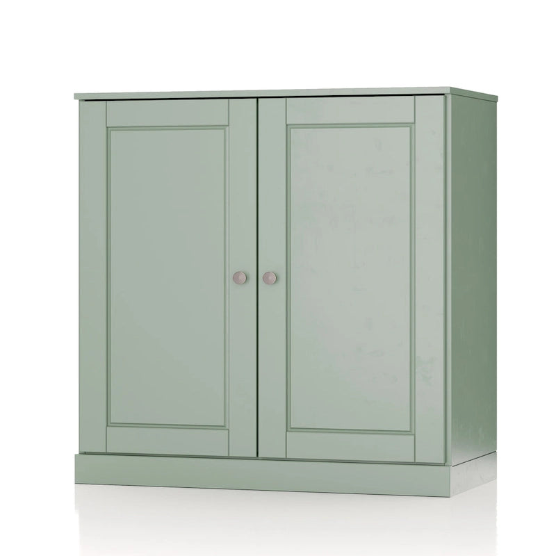 Palace Imports 100% Solid Wood 32 Bathroom Cabinet with Solid Doors, 2-Drawers and Adjustable Shelves