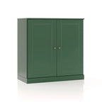 Palace Imports 100% Solid Wood 32 Bathroom Cabinet with Solid Doors, 2-Drawers and Adjustable Shelves