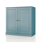 Palace Imports 100% Solid Wood 32 Bathroom Cabinet with Solid Doors, 2-Drawers and Adjustable Shelves