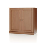 Palace Imports 100% Solid Wood 32 Bathroom Cabinet with Solid Doors, 2-Drawers and Adjustable Shelves