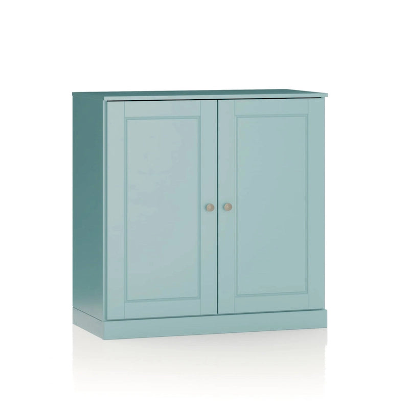 Palace Imports 100% Solid Wood 32 Bathroom Cabinet with Solid Doors, 2-Drawers and Adjustable Shelves