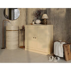 Palace Imports 100% Solid Wood 32 Bathroom Cabinet with Solid Doors, 2-Drawers and Adjustable Shelves