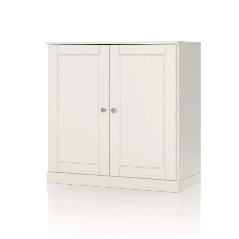 Palace Imports 100% Solid Wood 32 Bathroom Cabinet with Solid Doors, 2-Drawers and Adjustable Shelves