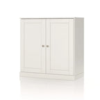 Palace Imports 100% Solid Wood 32 Bathroom Cabinet with Solid Doors, 2-Drawers and Adjustable Shelves