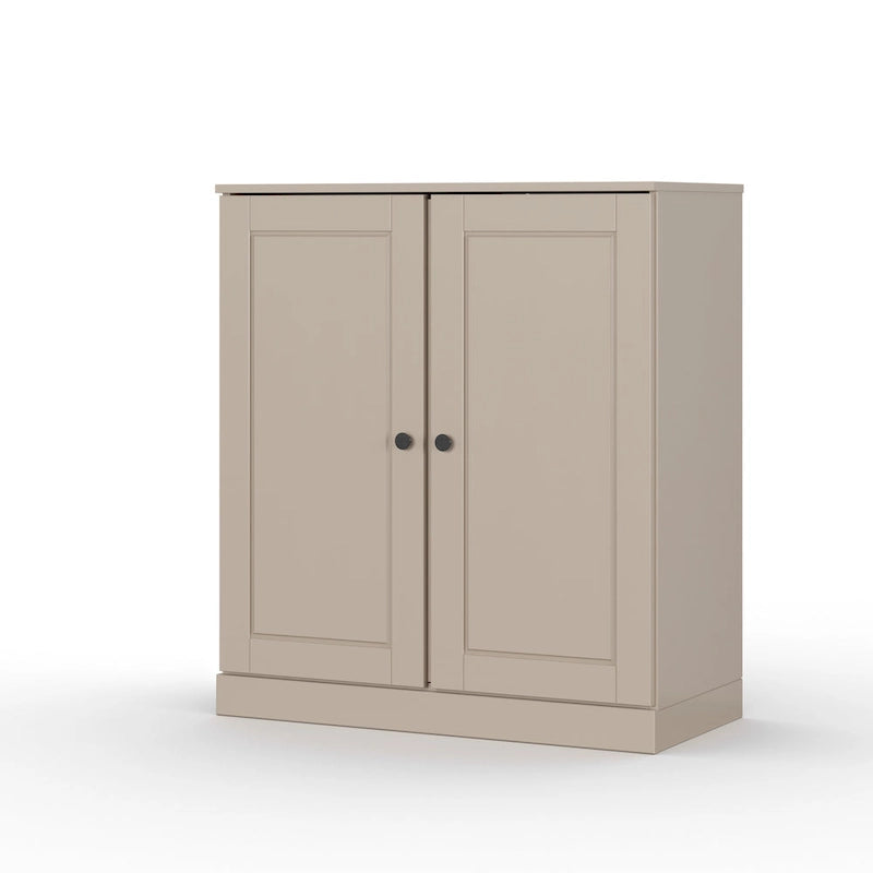 Palace Imports 100% Solid Wood 32 Bathroom Cabinet with Solid Doors, 2-Drawers and Adjustable Shelves