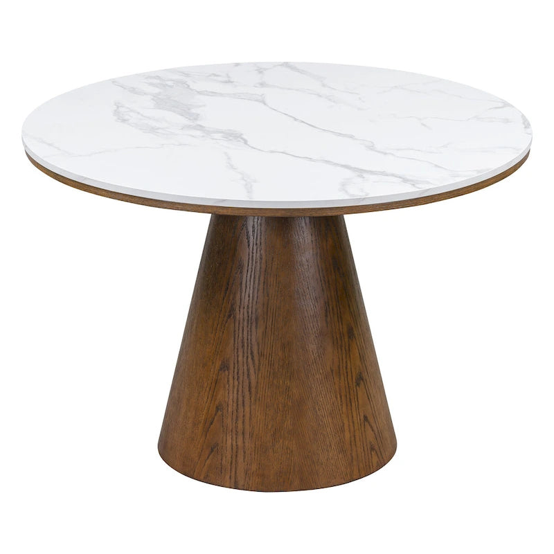 Retro Round Dining Table Minimalist Elegant Table