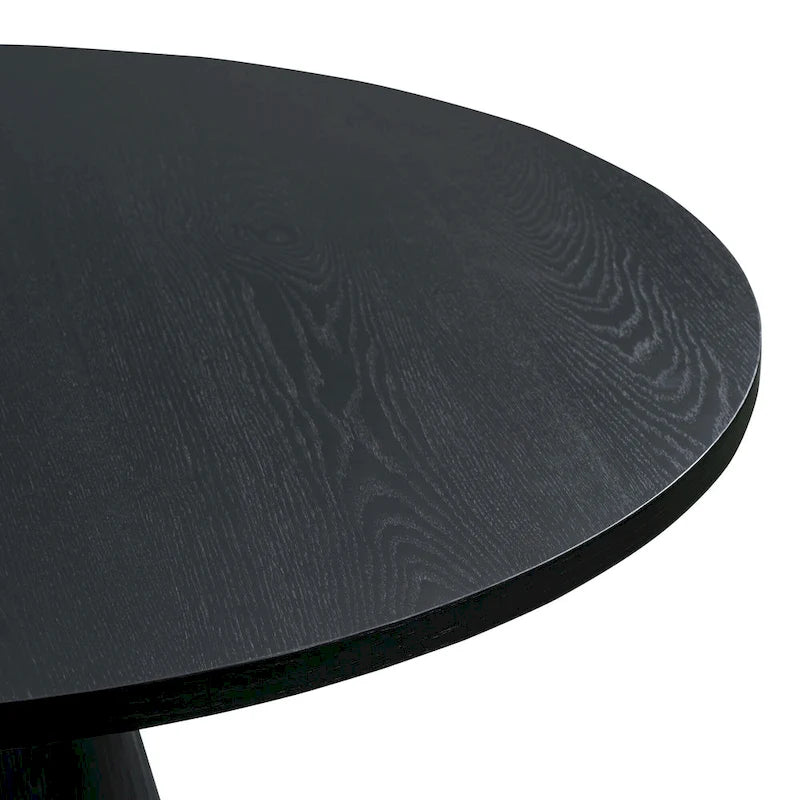 Retro Round Dining Table Minimalist Elegant Table