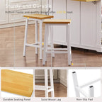 3-Piece/1-Piece Kitchen Island Set with/without 2 Barstools, Rolling Kitchen Storage Cart w/ 2 Drawers, Drop Leaf & 5 Side Racks