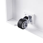 3-Piece/1-Piece Kitchen Island Set with/without 2 Barstools, Rolling Kitchen Storage Cart w/ 2 Drawers, Drop Leaf & 5 Side Racks