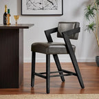 Kalispell Wood Finish Counter & Bar Chair by iNSPIRE Q Modern