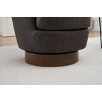 360 Degree PU Leather Swivel Accent Chairs for Living Room,Bedroom