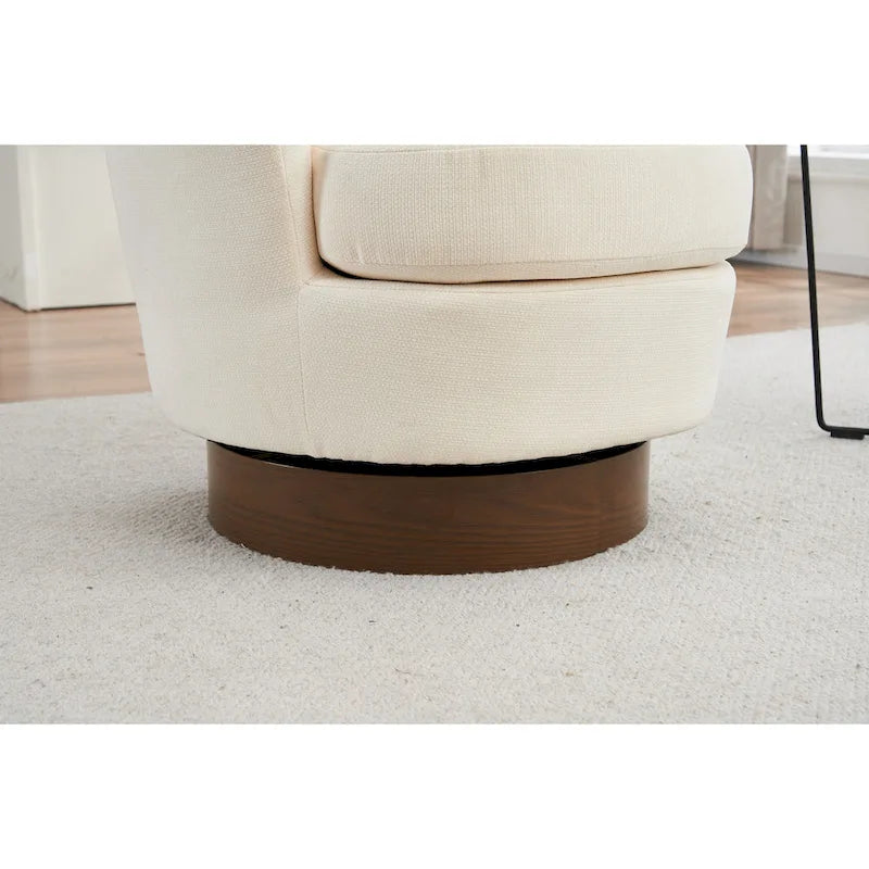 360 Degree PU Leather Swivel Accent Chairs for Living Room,Bedroom