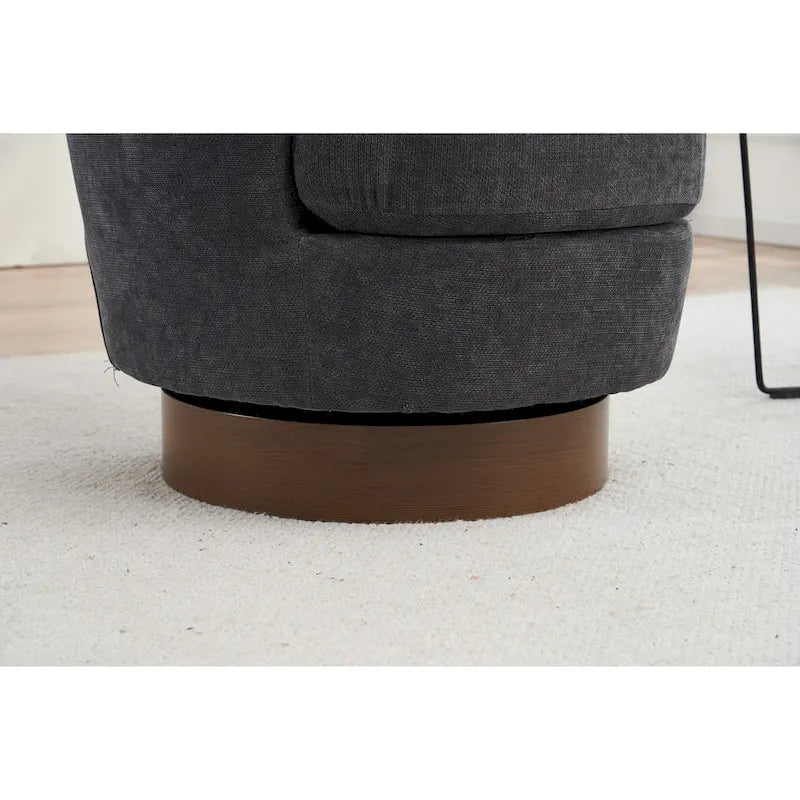 360 Degree PU Leather Swivel Accent Chairs for Living Room,Bedroom