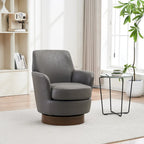 360 Degree PU Leather Swivel Accent Chairs for Living Room,Bedroom