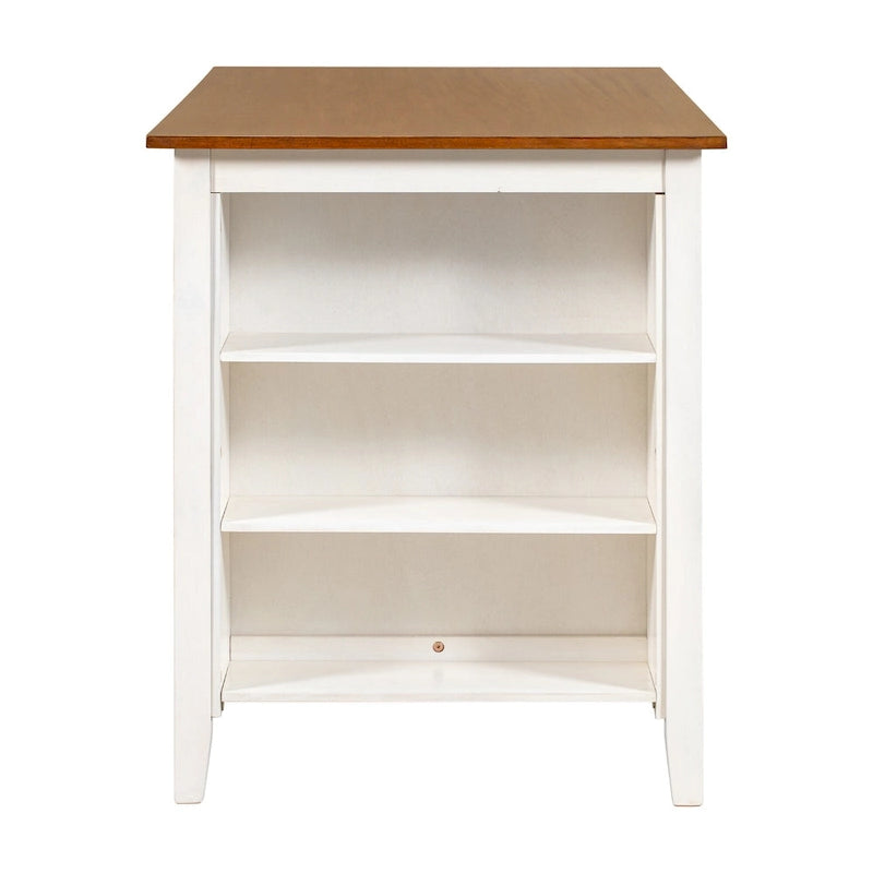 5-Piece Rustic Dining Set with Wooden Bar Table & 4 Chairs