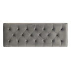 SAFAVIEH Couture Ketevan Tufted Acrylic Bench - 48x18x18. - 48 W x 18 L x 18 H - 48Wx18Dx18H