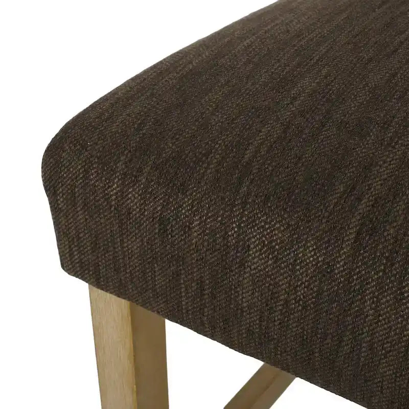 Rossburg Fabric and Rubberwood 26 Inch Counter Stools (Set of 2) by Christopher Knight Home