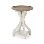 Callao French Country Accent Table with Round Top by Christopher Knight Home