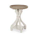 Callao French Country Accent Table with Round Top by Christopher Knight Home