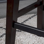 Christopher Knight Home Kainu Contemporary Upholstered Saddle Counter Stool with Nailhead Trim (Set of 2)